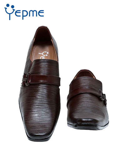 Buy a Comfortable pair of Yepme Brown Leather Slip-on!