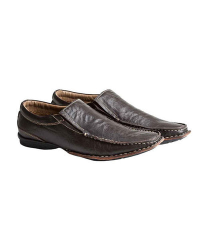 Yepme Dark Tan Brown Casual Loafers