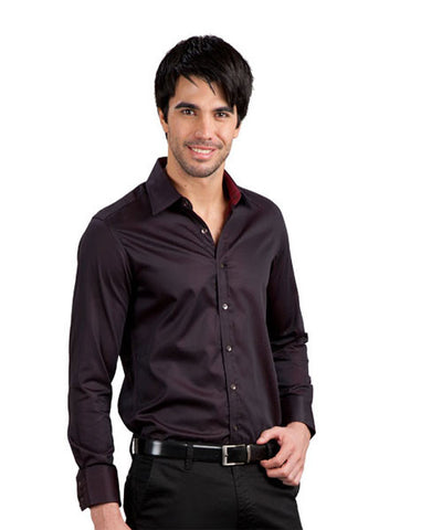 Yepme Reddish Brown Solid Shirt