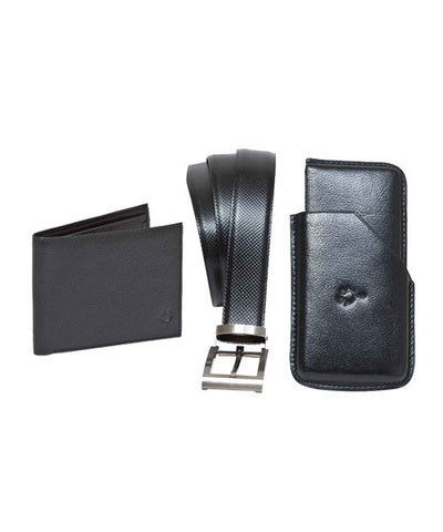 Yepme Black Wallet, Black Belt and Card Holder Combo!