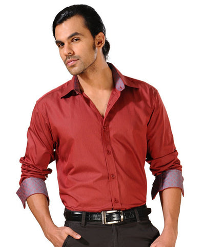 Yepme Maroon Party Wear Shirt