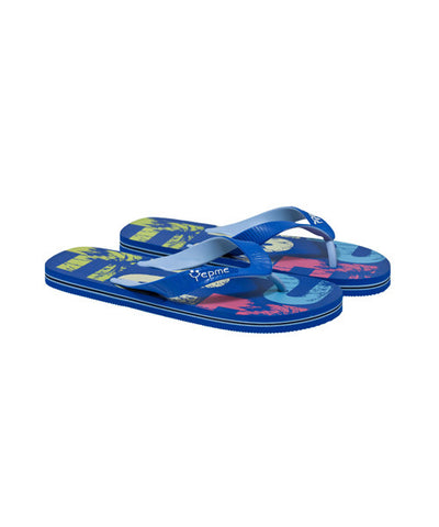 Yepme Graphic Printed Blue Designer Flip-Flop