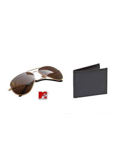 MTV Sunglasses and Yepme Black Wallet Combo!